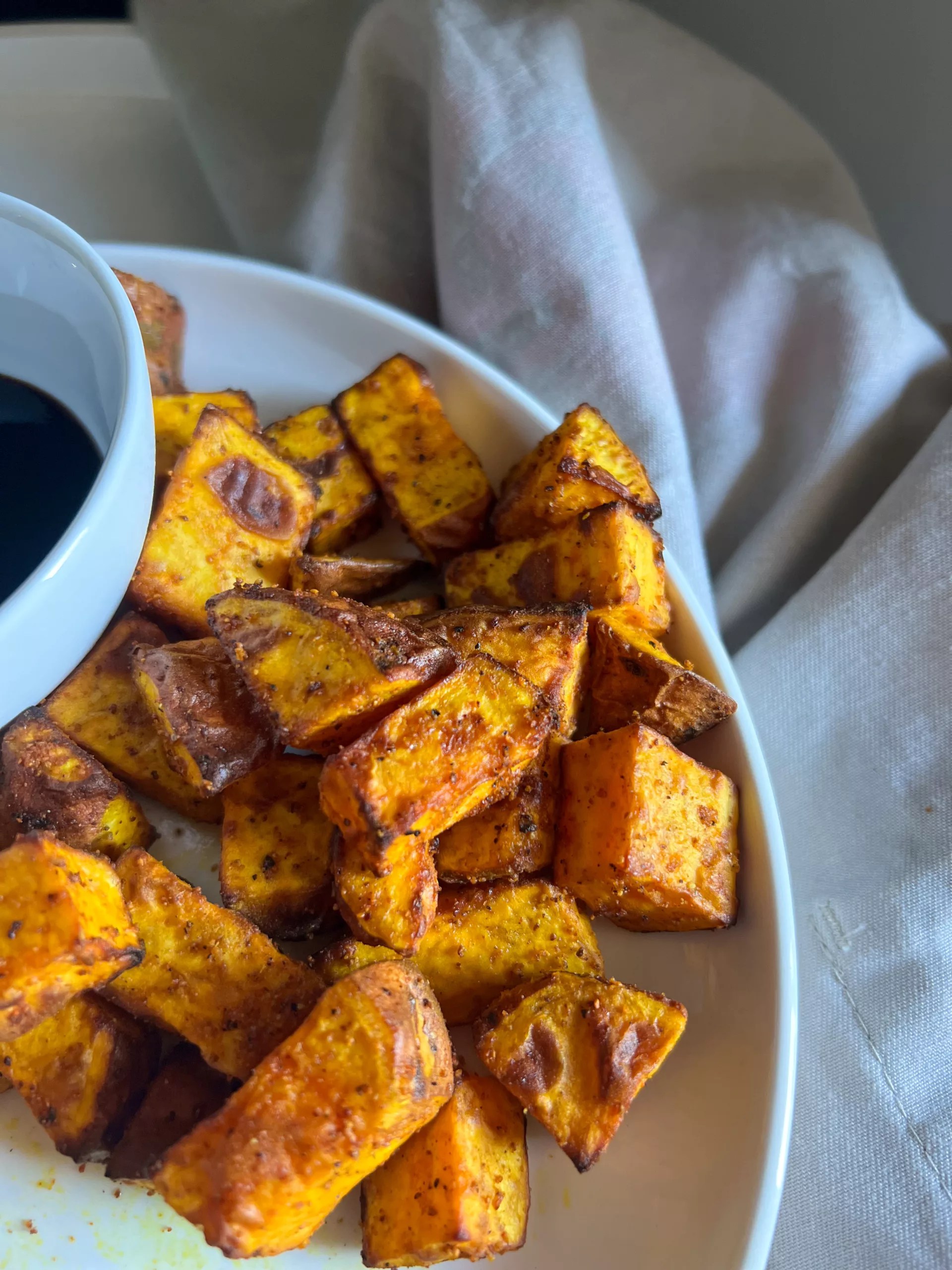 Sweet Potato Air Fryer Home Fries Recipe Essy Cooks