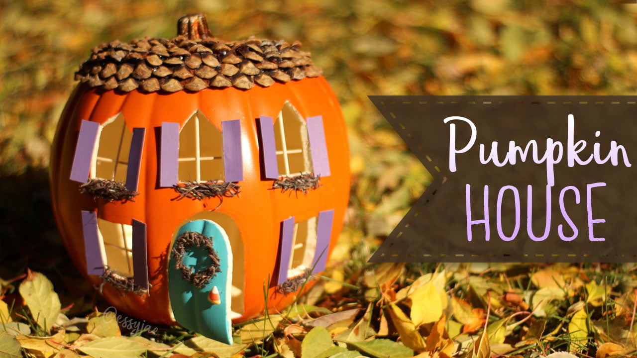 Halloween Pumpkin House Tutorial