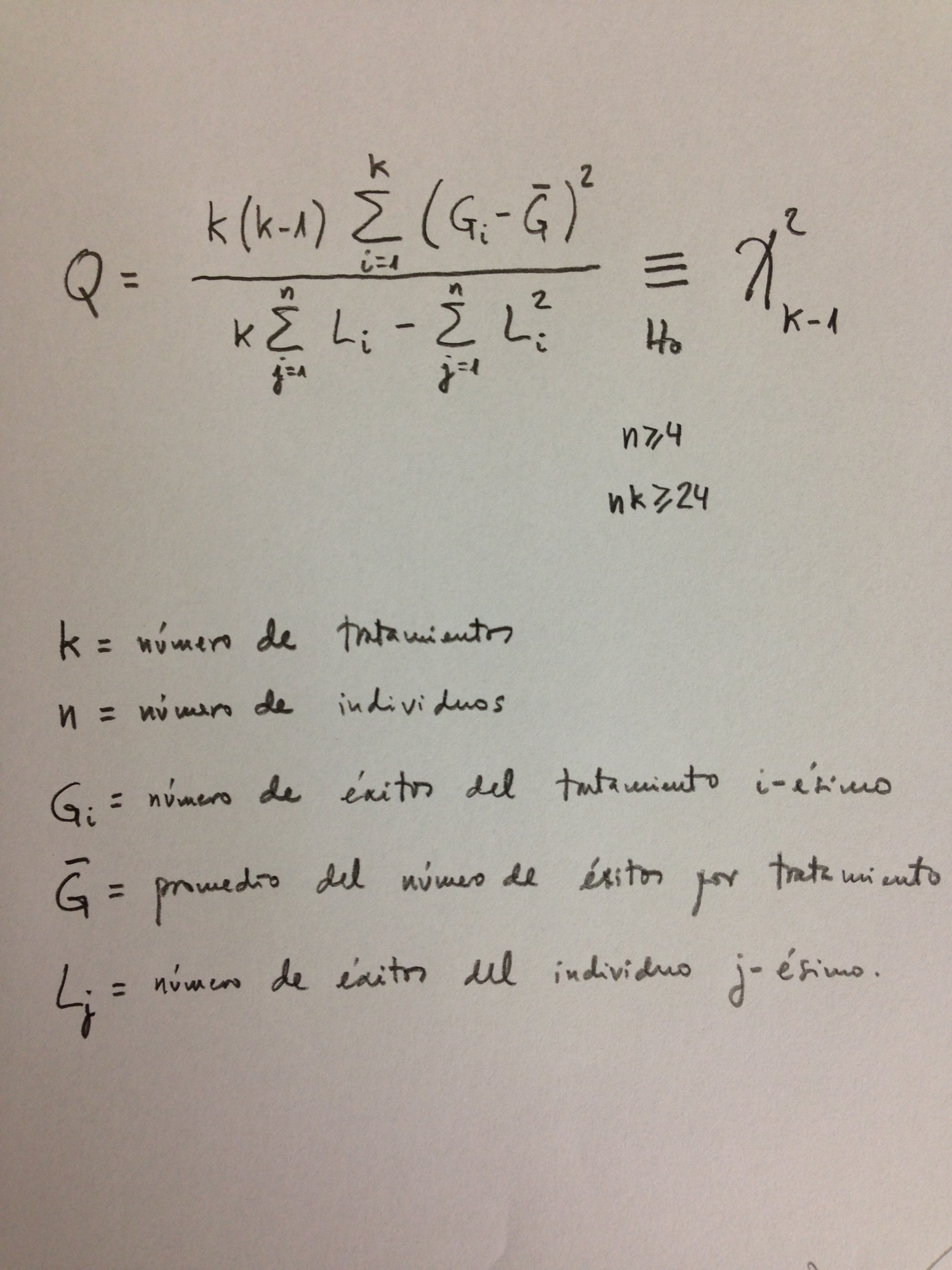 Test De La Q De Cochran | La Estadística: Una Orquesta Hecha Instrumento