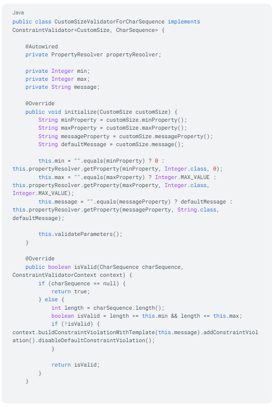 Configurable Model Validations with Jakarta Bean Validation, Spring