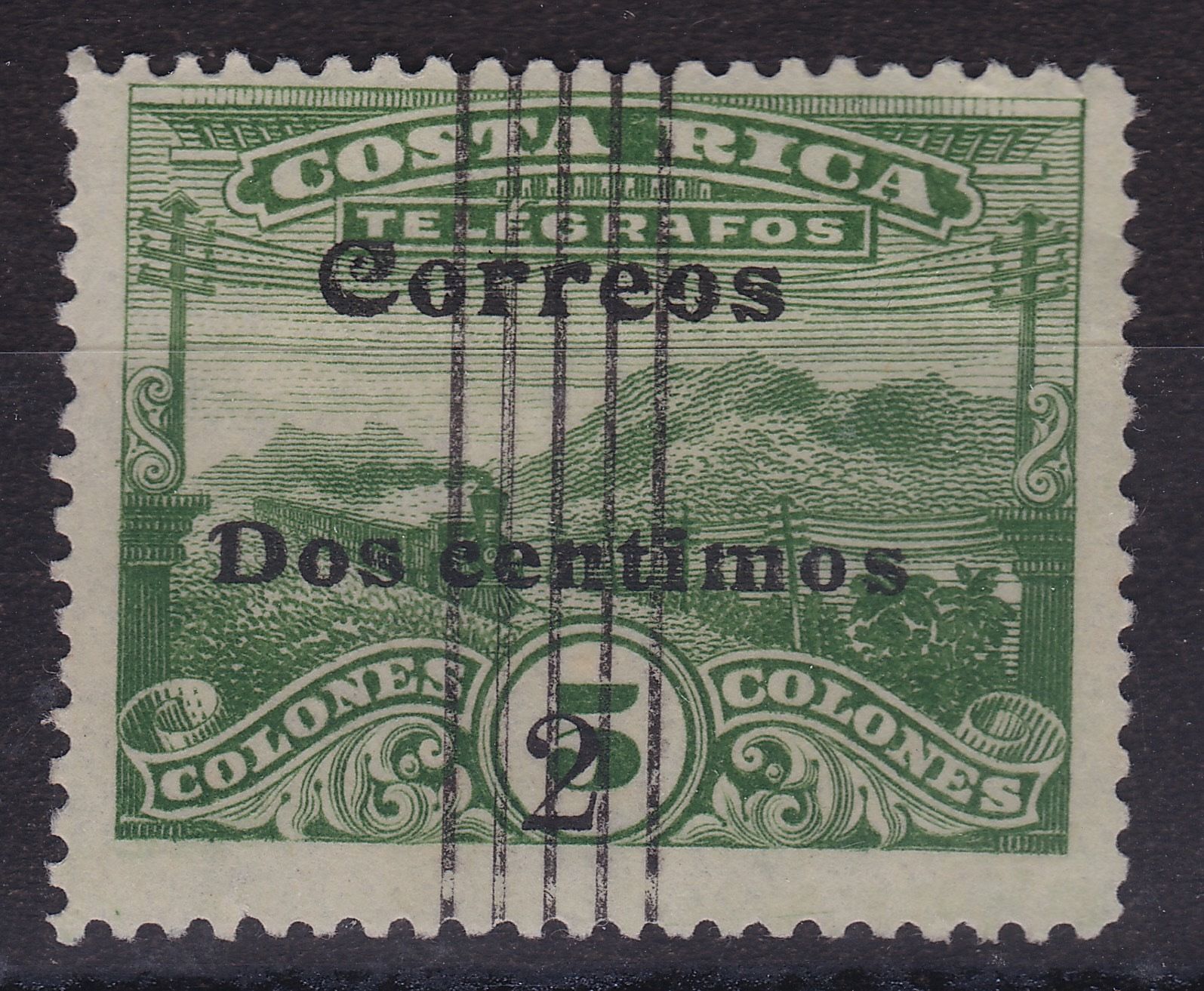 Scott 98c, en el top 3 de las estampillas barradas mas raras