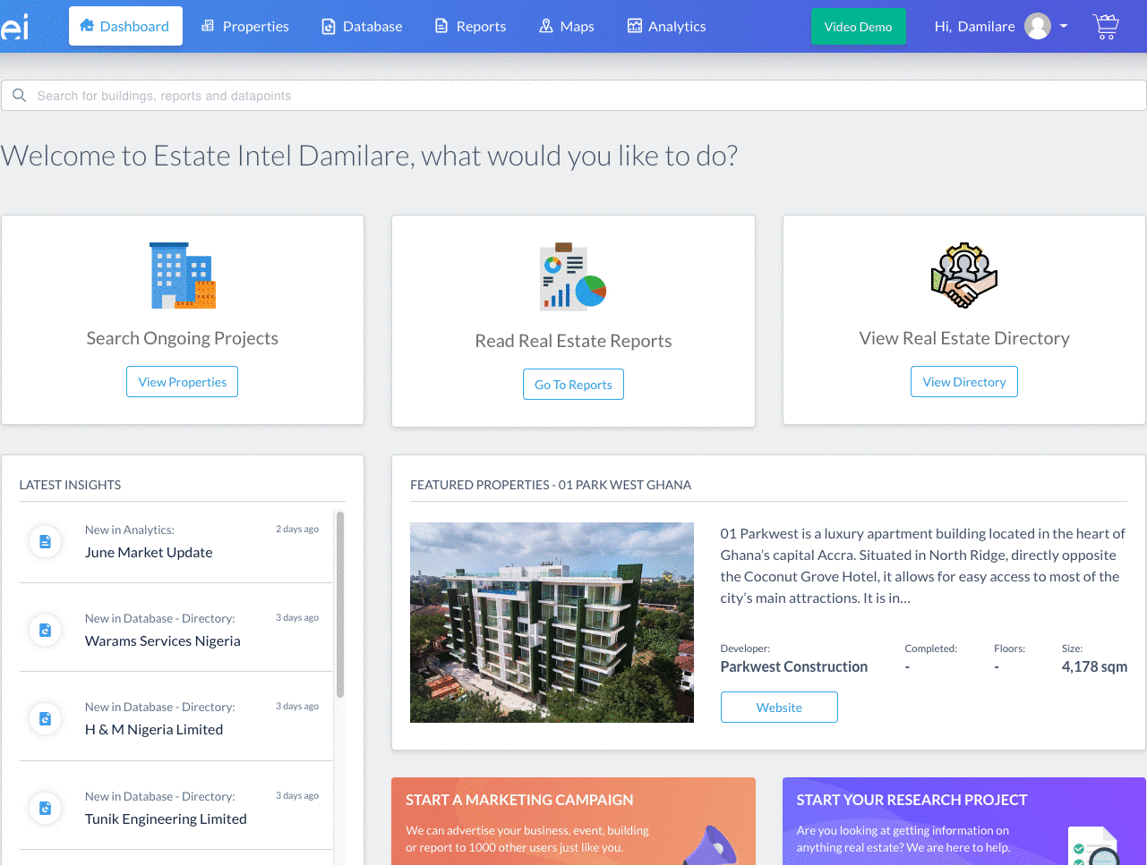 How To Find Financial Reports in Nigeria Real Estate Market Research