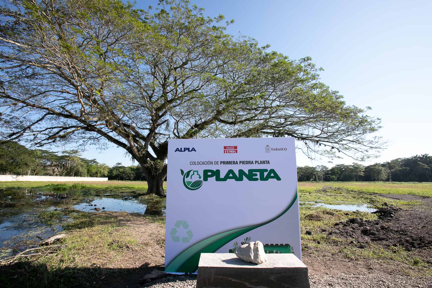 Primera piedra de la nueva planta de reciclaje en México esperanza
