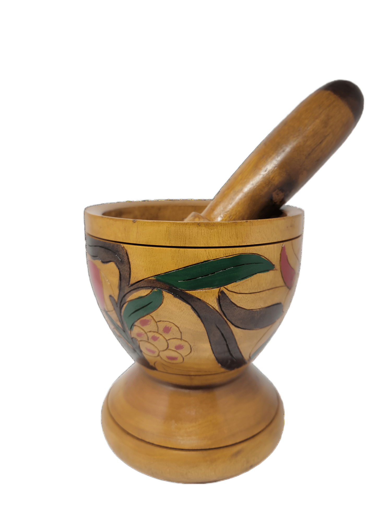 Esterly's Handcrafted Wooden Mortar & Pestle Pilon 8.5 in H x