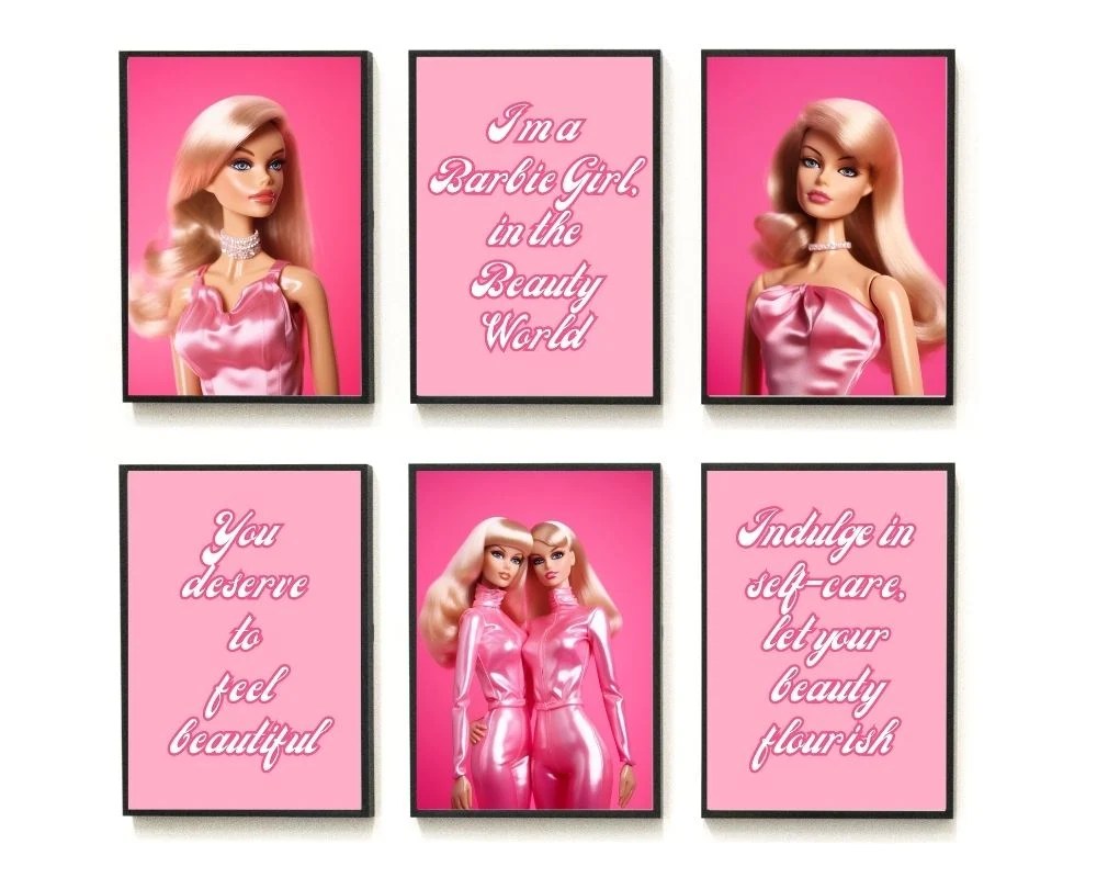 BARBIE Wall Art ESTHETICIANSPACE