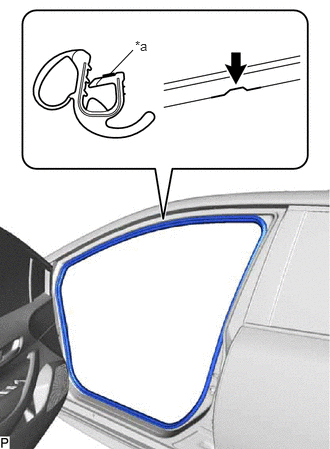 DOOR / HATCH: FRONT DOOR OPENING TRIM WEATHERSTRIP: INSTALLATION; 2020