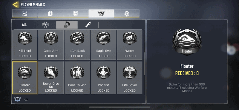 COD Mobile How to get Worm, Floater, Avenger and Bull's Eye Medal