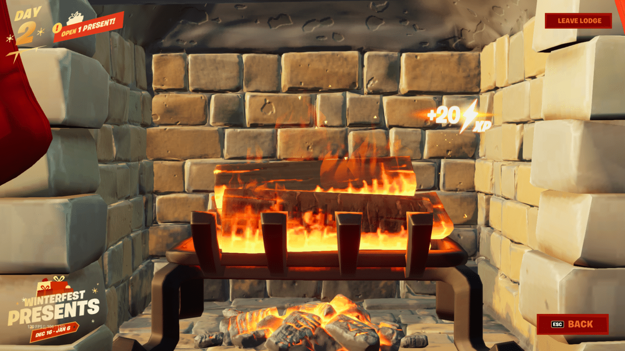 Fortnite Winterfest 2021 Where to Find the Yule Log
