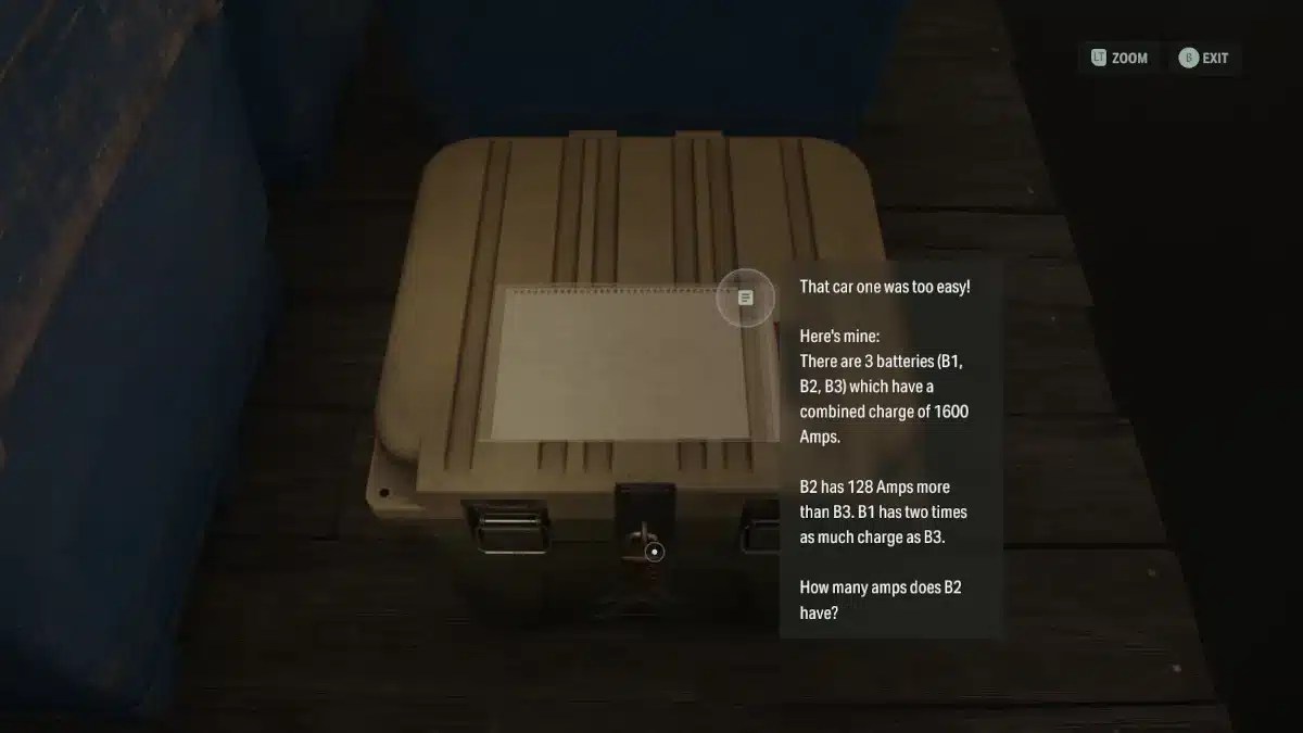 Alan Wake 2 Math Problem How to Solve the Battery Stash