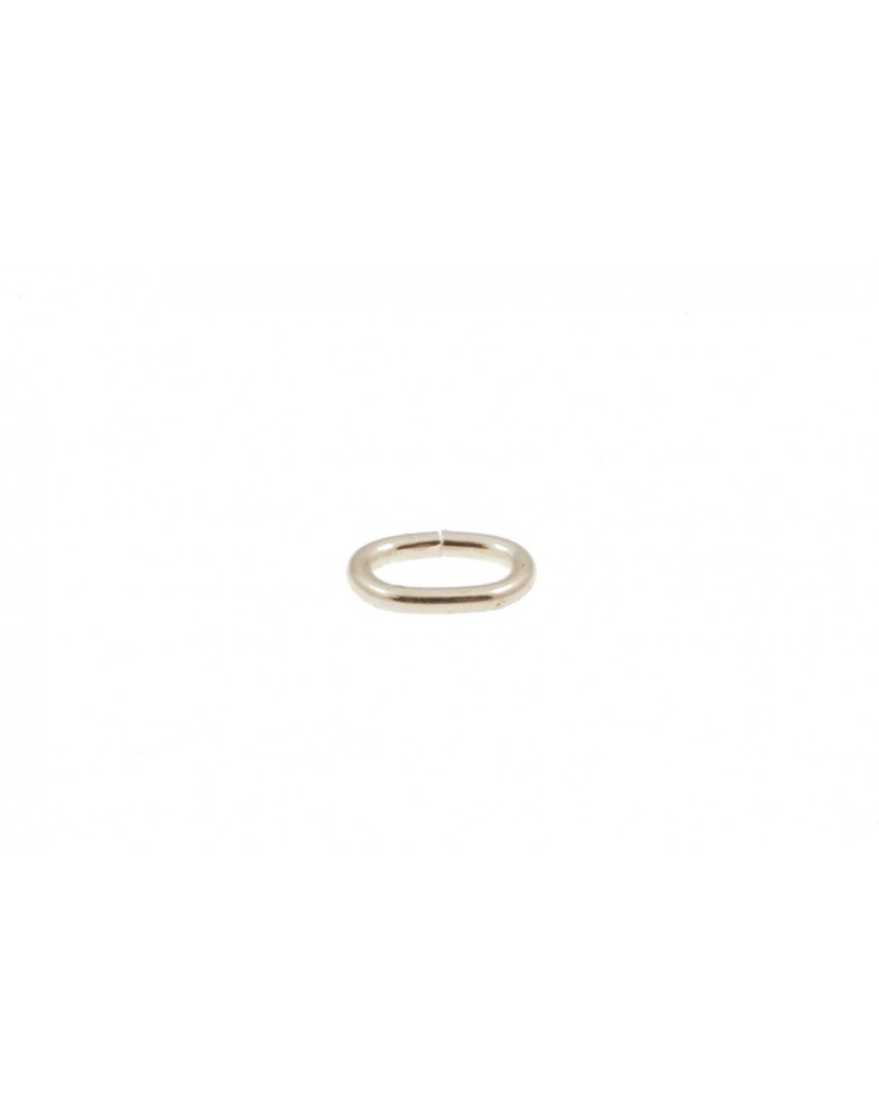 Oval Jump ring Rhodium Koi Ming Enterprise