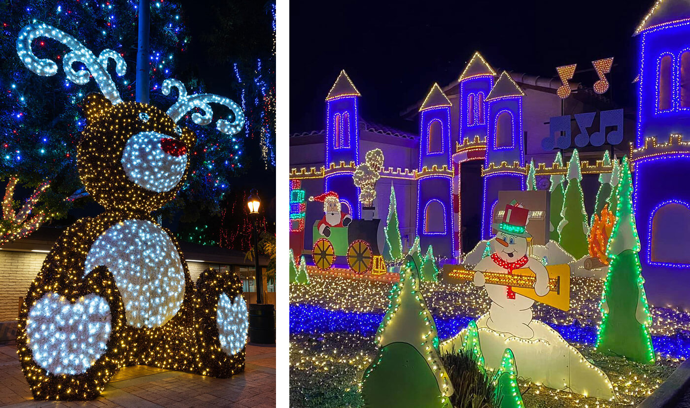 Top Ten Spots to See Holiday Lights in the West Valley Near Estrella Estrella in Goodyear, AZ