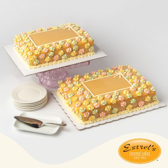 Estrel's 12X16 Caramel Cake with Filling Estrel's Caramel Cakes