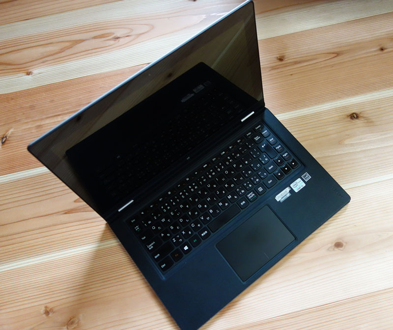 ヤフオクで動作ジャンク品のノートパソコン（Lenovo IdeaPad Yoga 13）を落札しました。