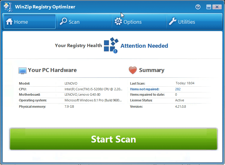 How do I exclude or ignore registry issues?