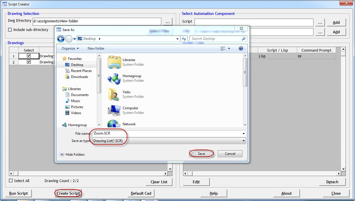 Free Software Run Script and Lisp on Multiple Drawings