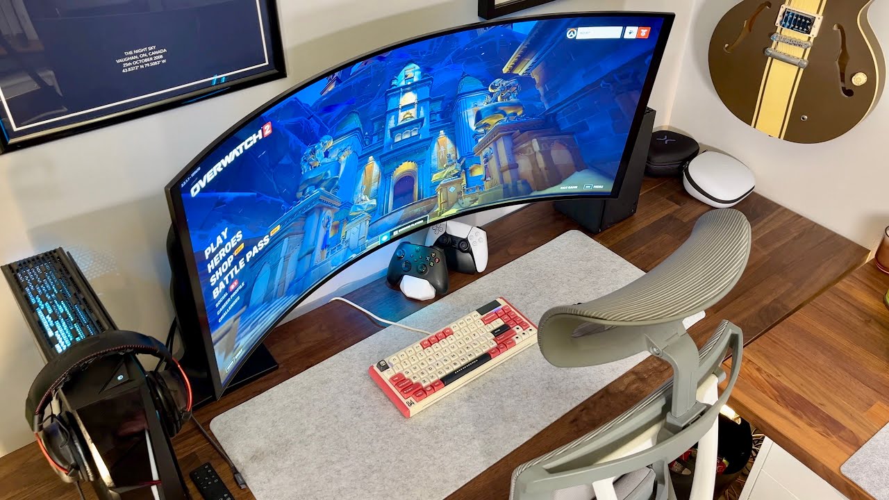 LG 45GR95QE gaming monitor, OLED, QHD (45GR95QEB)