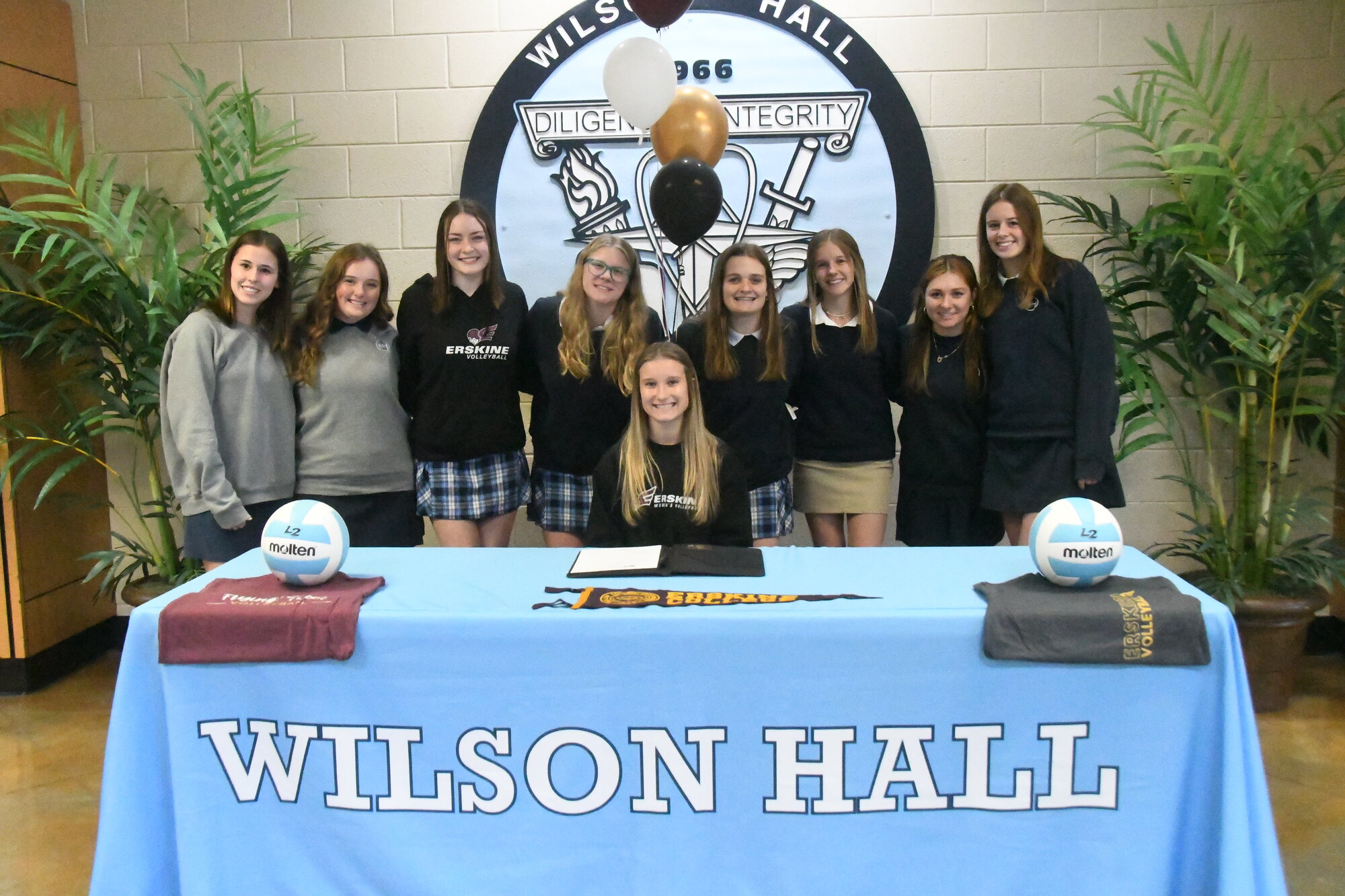 Wilson Hall's Bath signs with Erskine volleyball The Sumter Item