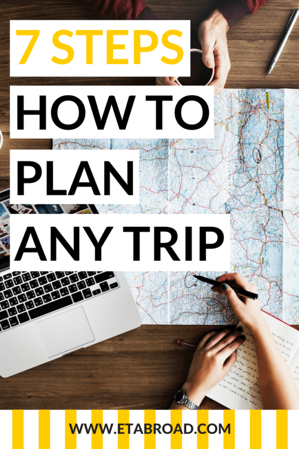 7 steps guide How to plan a trip to anywhere E&T Abroad