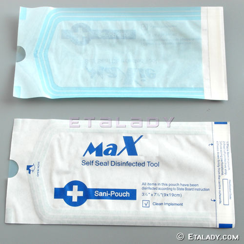 Self Sealing Sterilization Pouches Bags For Nail Beauty Salon