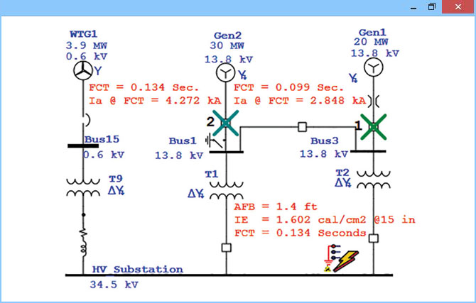 High Voltage Arc Flash Software OSHA 1910.269 Appendix E NESC ETAP