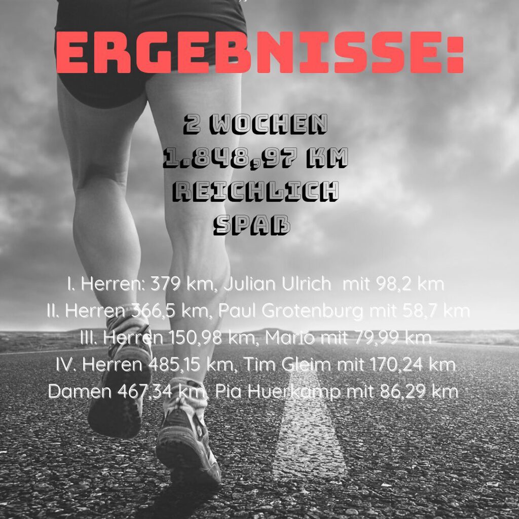 ETB Laufchallenge and the winner is.. ETBHandball