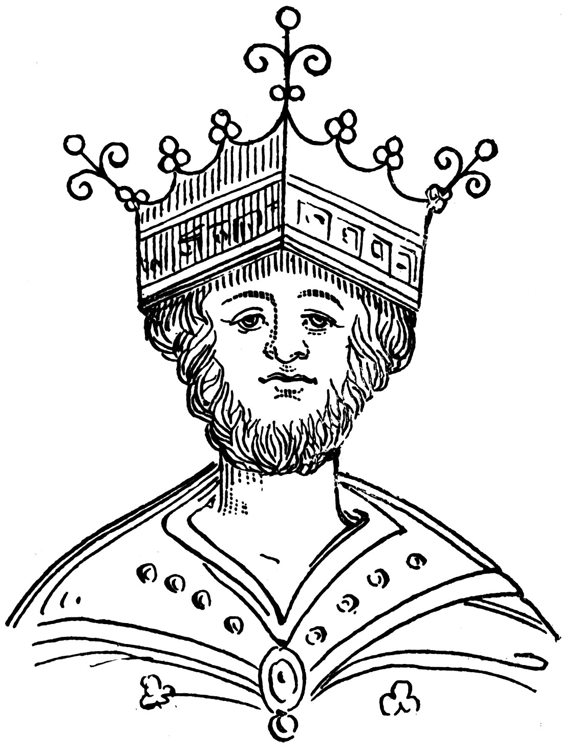 King Edgar ClipArt ETC