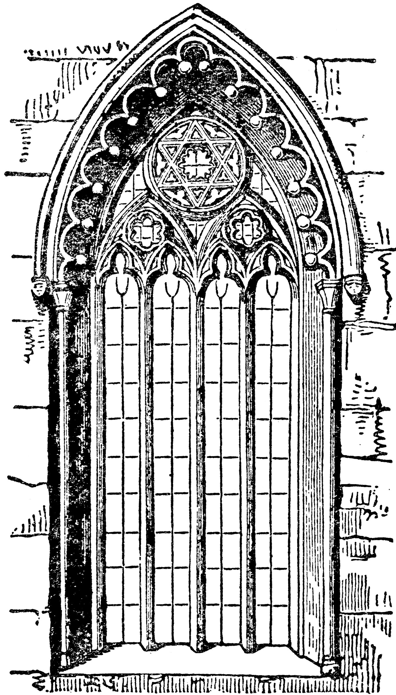 Gothic Style Window ClipArt ETC