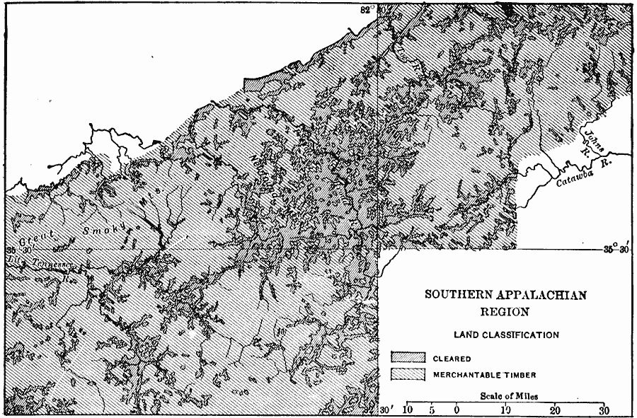 Land Classification of the Southern Appalachian Region
