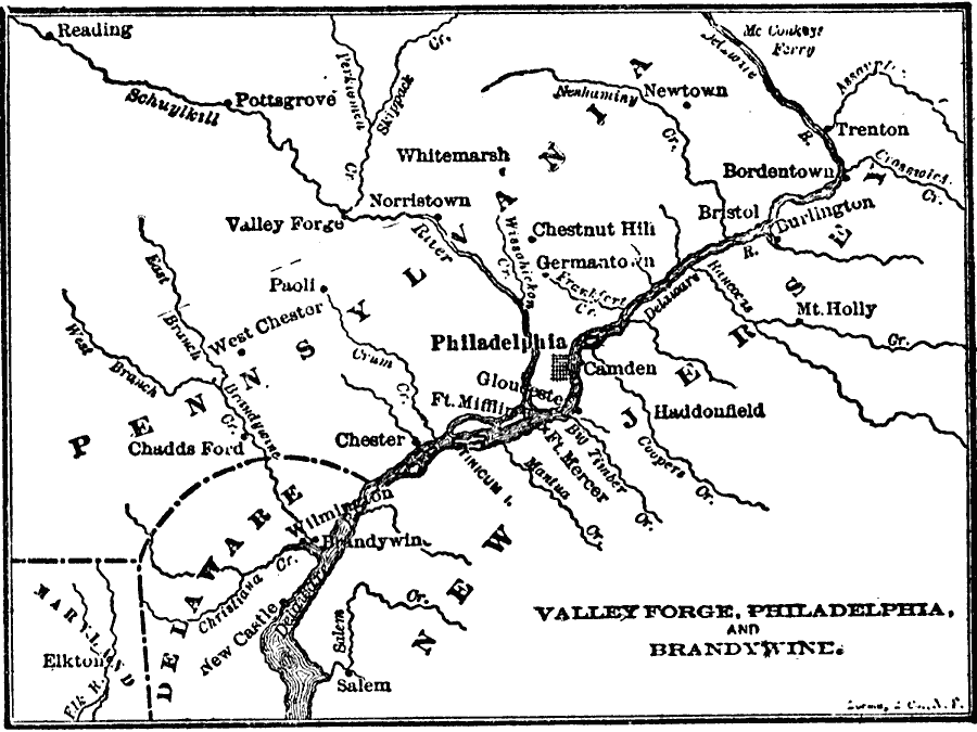 Brandywine Creek Battle Map