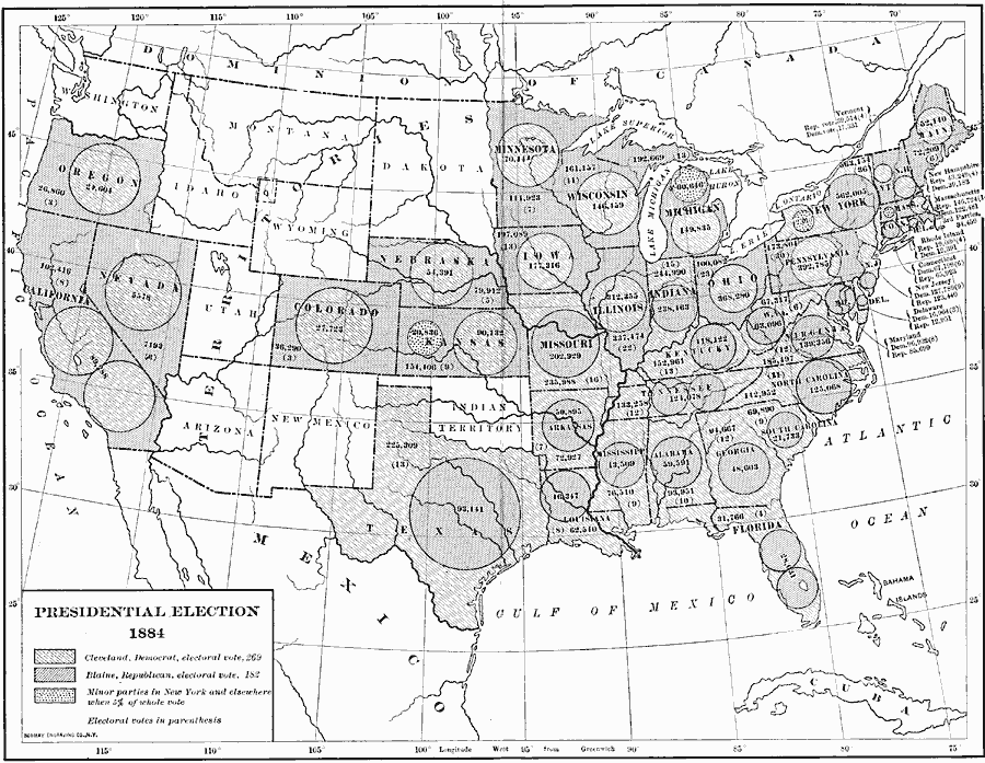 Map Of Usa 1884 Stock Illustration Download Image Now Map,.
