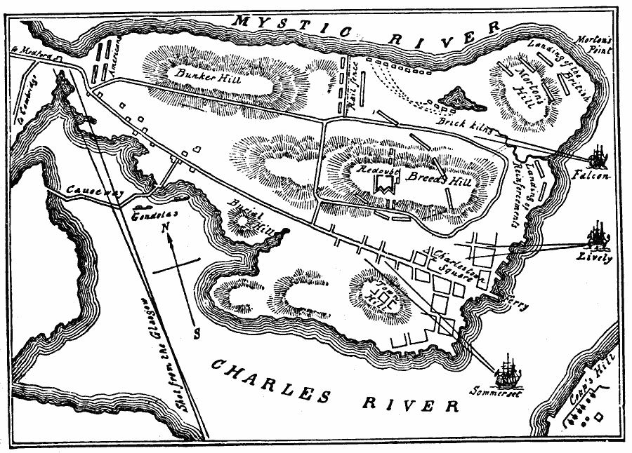 Bunker Hill Battle Map