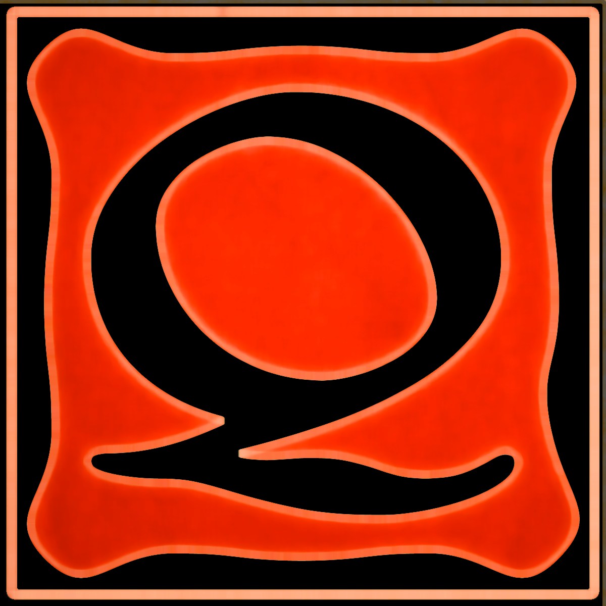 Presentation Alphabets Drop Caps Letter Q Style 071