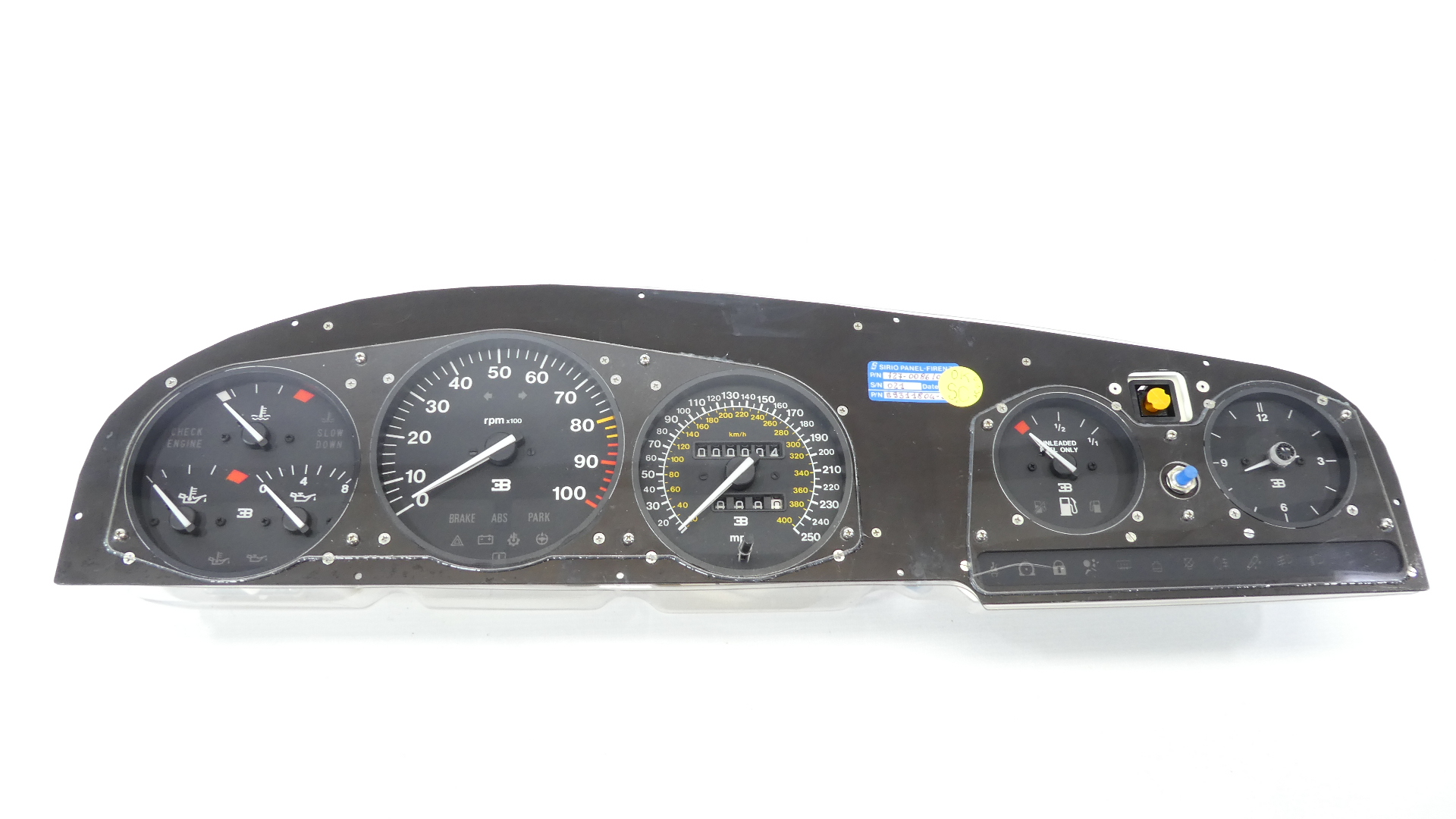 Original Bugatti EB110 COMBI INSTRUMENT SPEEDO SPEEDOMETER/INSTRUMENT