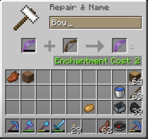 How To Repair Bow In Minecraft [3 Methods] - Etcgamer