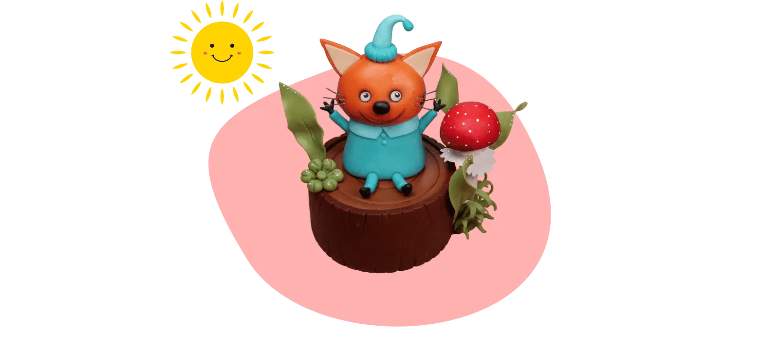 [VIDEO TUTORIAL] Pudding from KideCats Fondant Cake Topper Fondant Academy