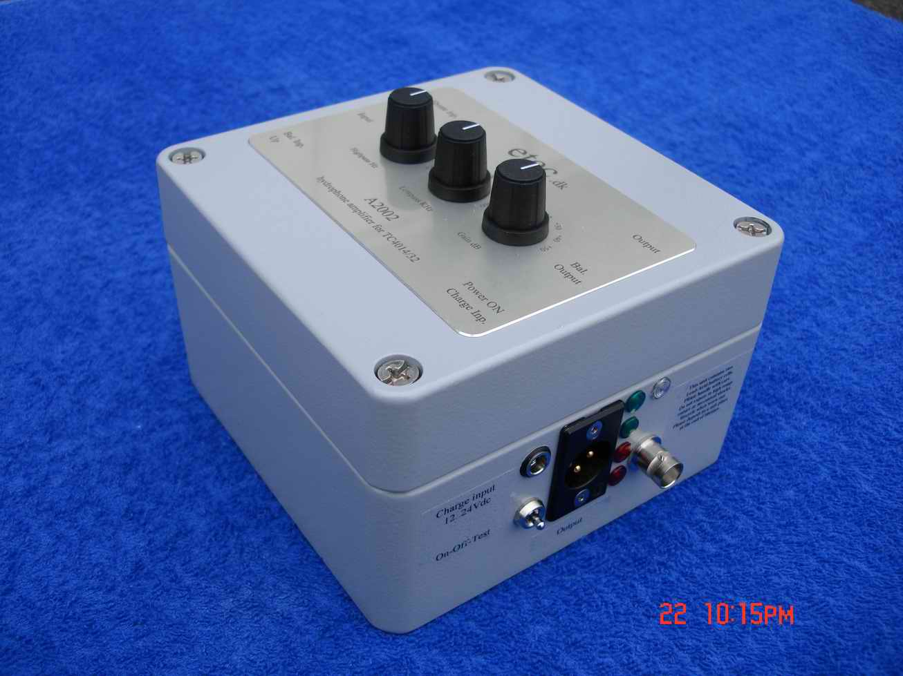 Etec Hydrophone amplifiers, acoustic Pinger detection, hydrophones