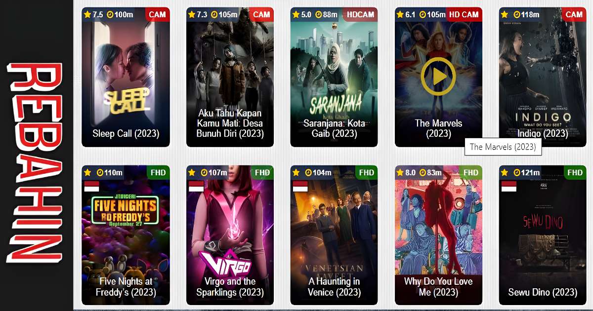 Rebahin The Cinematic Landscape with Streaming Marvels