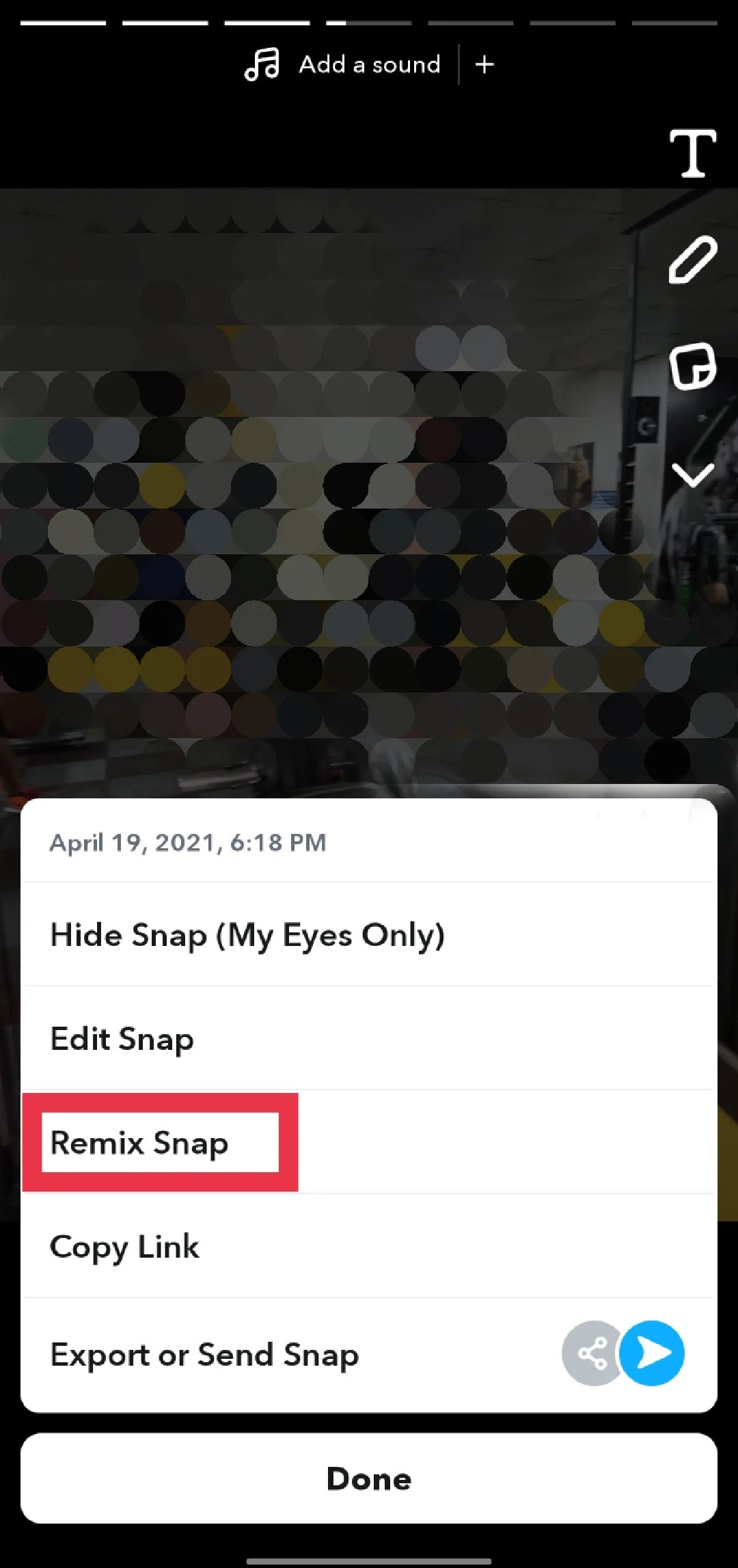 How to Remix Snaps on Snapchat