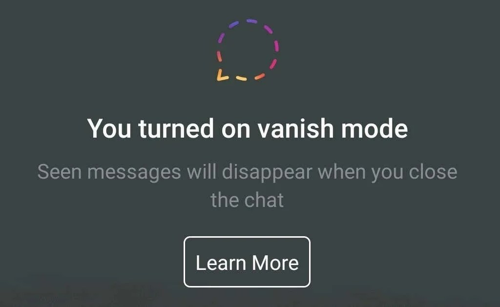 How to Turn On Vanish Mode on Instagram