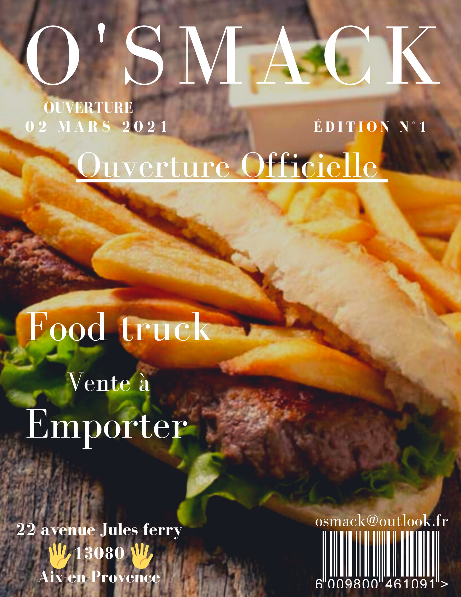 O'SMACK noveau food truck sur aixenProvence Etenati