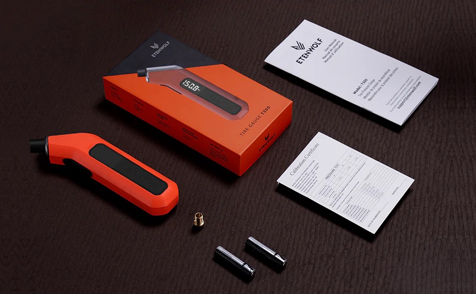 Digital Tire Pressure Gauge 3-200 PSI, Industrial Tire Gauge | ETENWOLF