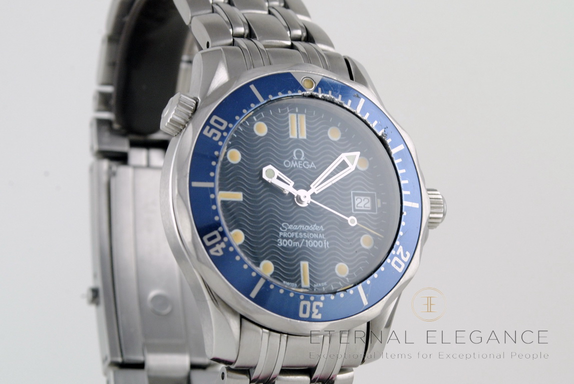Omega Seamaster Professional Mid-Size 36mm, 300m Quartz, Blue Bezel and  Dial (SOLD) • Eternal Elegance