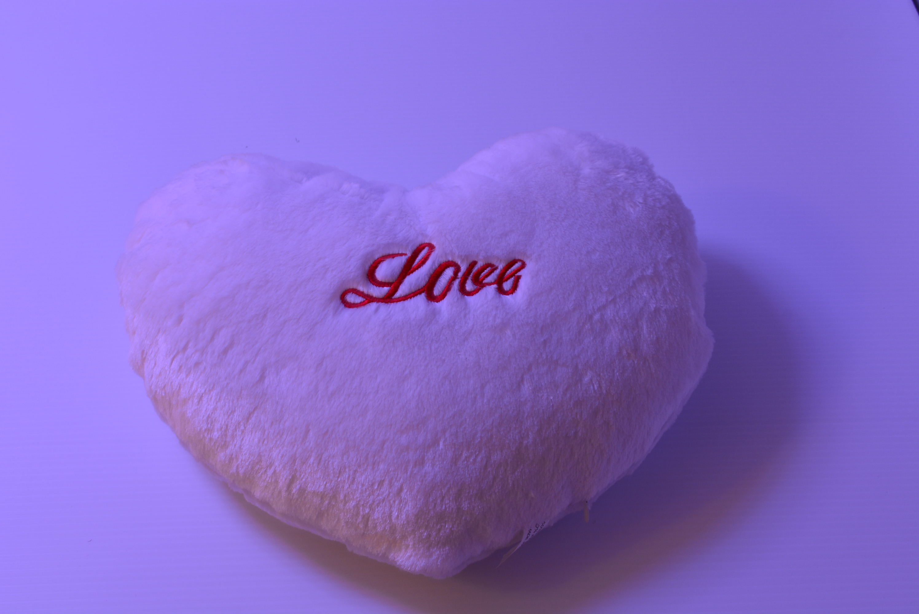 LED Light Up Heart Pillow Eternity LED
