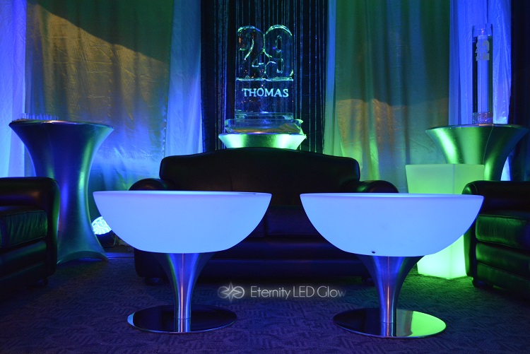 LED Furniture Rentals Light up Glow Furniture