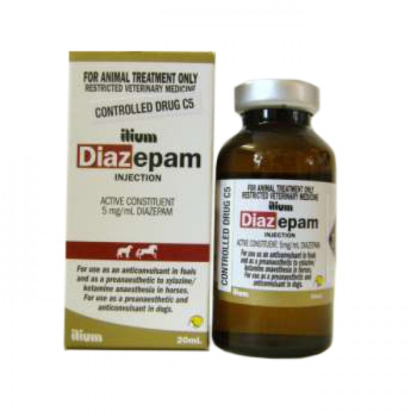 Ilium Diazepam Injection Ethical Agents Veterinary Marketing