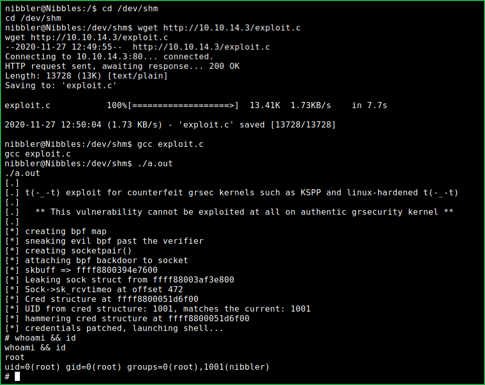 Nibbles HackTheBox WalkThrough