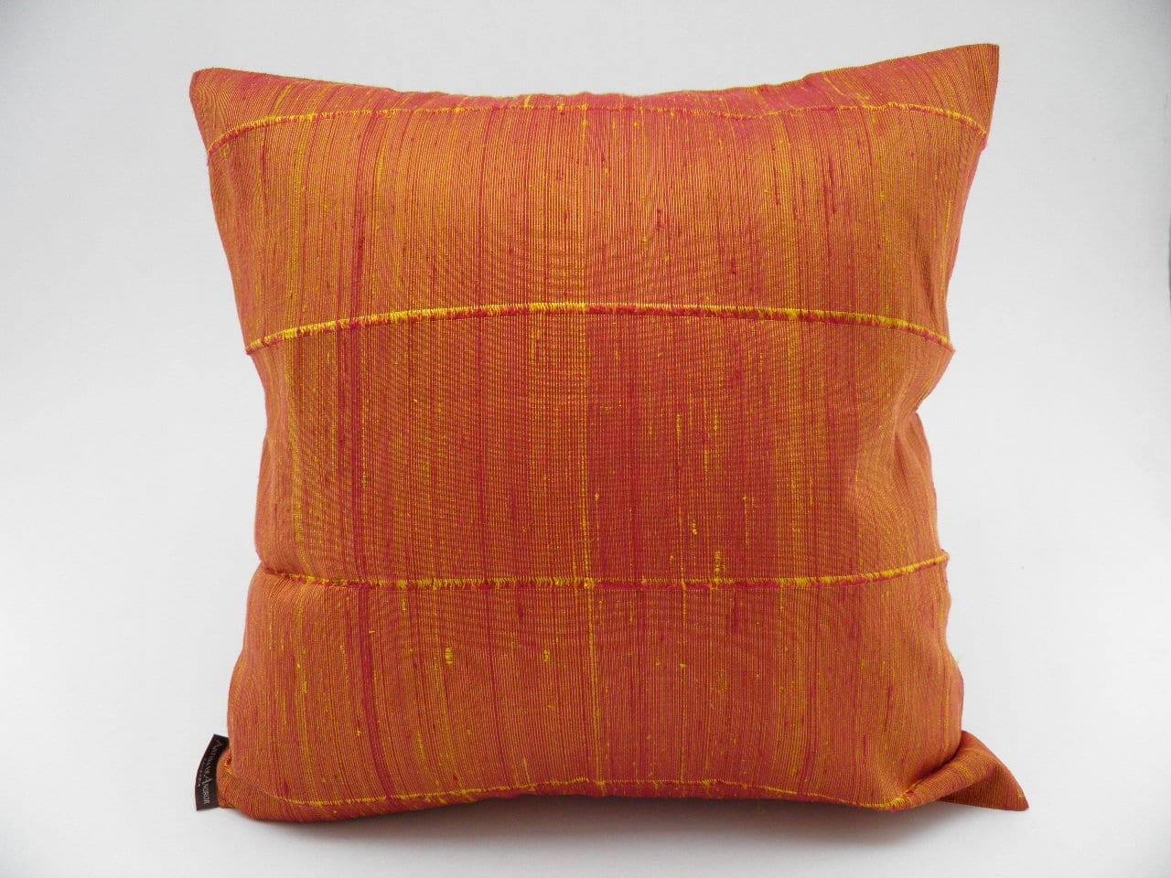 Slited Raw Silk Cushion Cover Ethic & chic