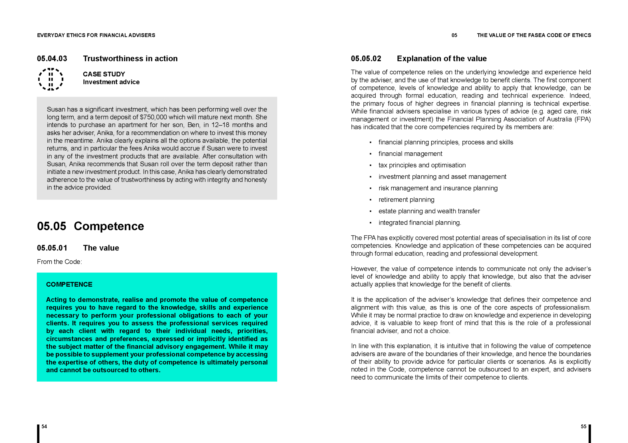 Ethics for Financial Advisors a guide to the FASEA code of ethics