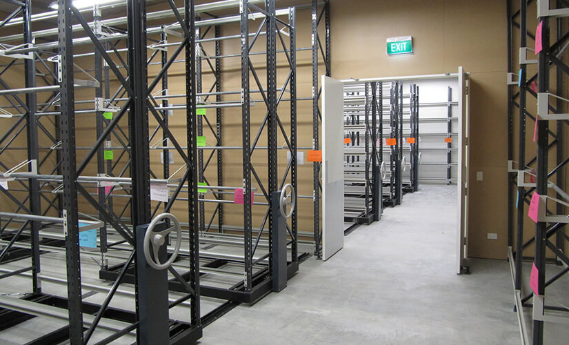 HighDensity Stainless Steel Mobile Shelving System Ethics Infinity