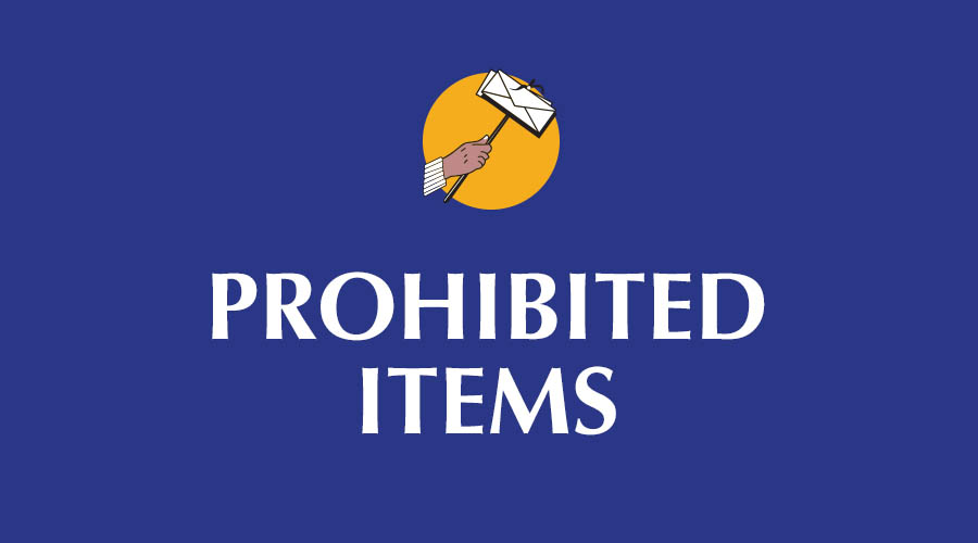 Prohibited Items Ethiopost